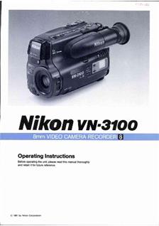 Nikon VN 3100 manual. Camera Instructions.